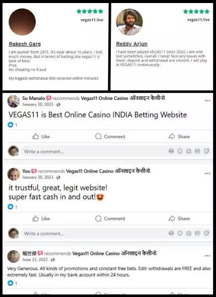 Player reviews for Vegas11