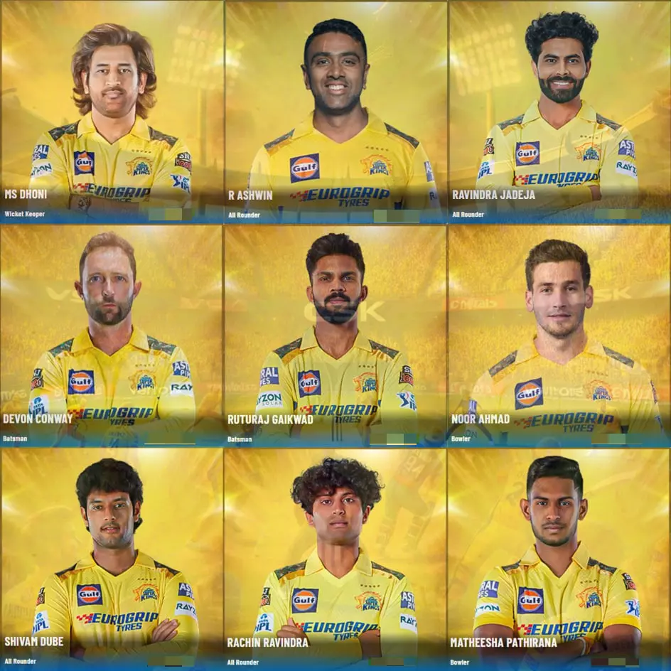 2025 IPL CSK team