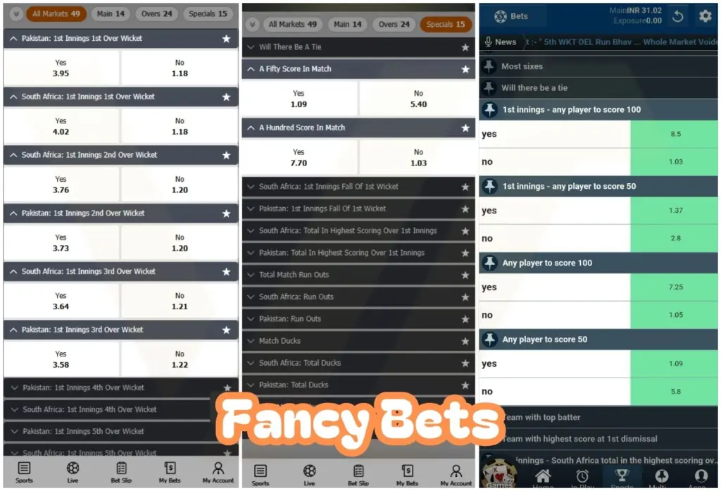 Cricket Betting Types Fancy Bets