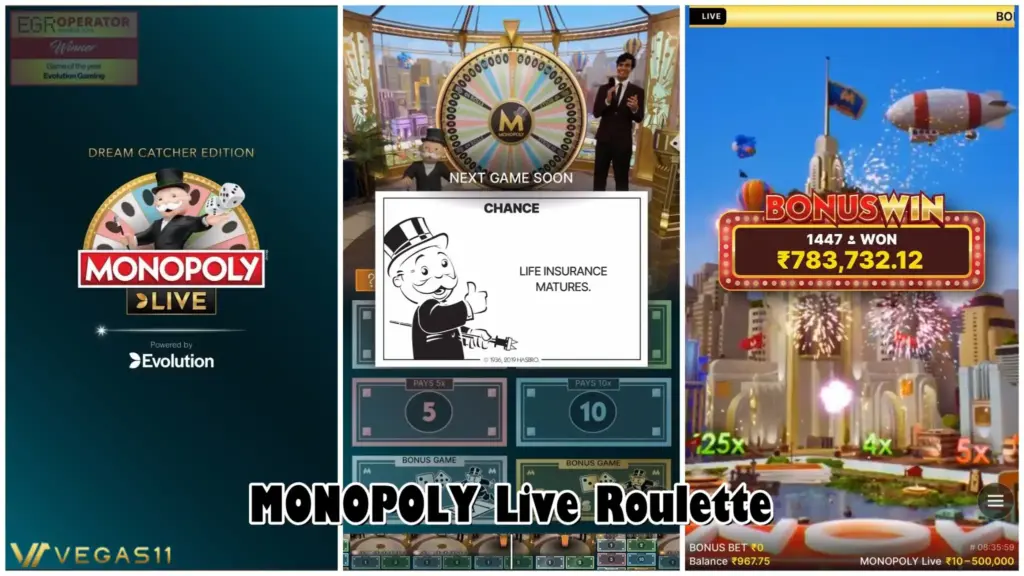 MONOPOLY Live Roulette