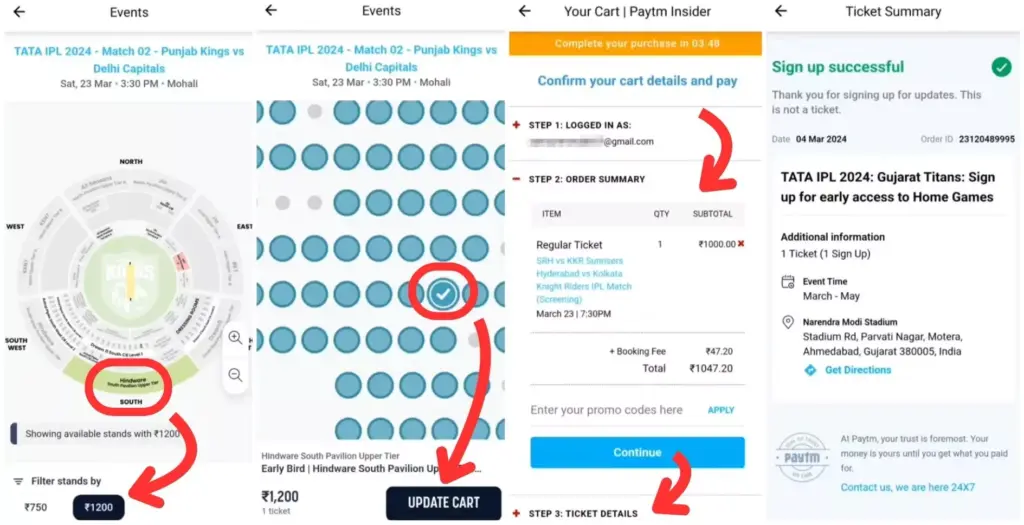 Paytm Insider Step2