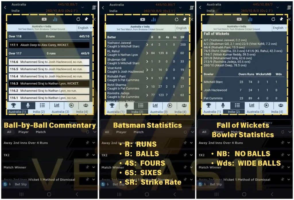 Cricket Scoreboards on Vegas11-2