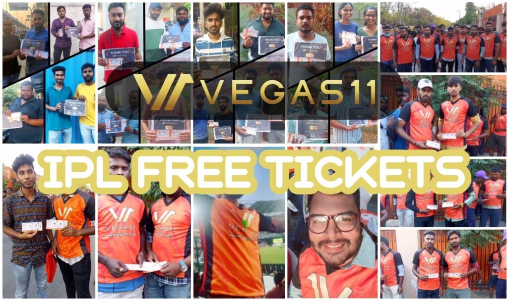 Vegas11 IPL Free Tickets