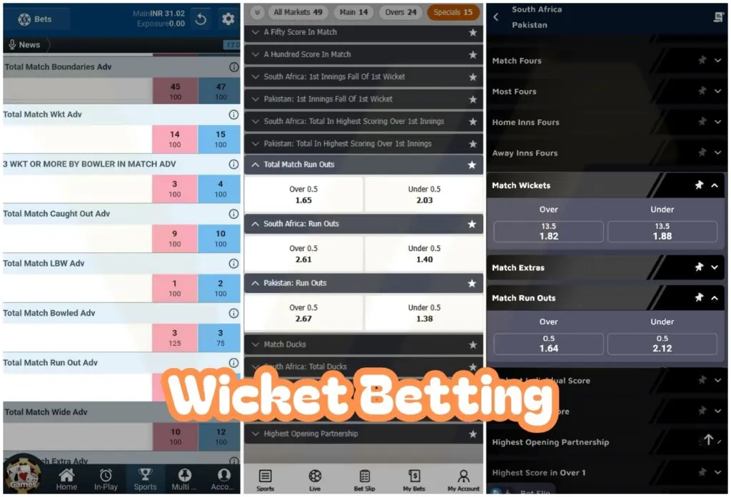 Wicket Betting