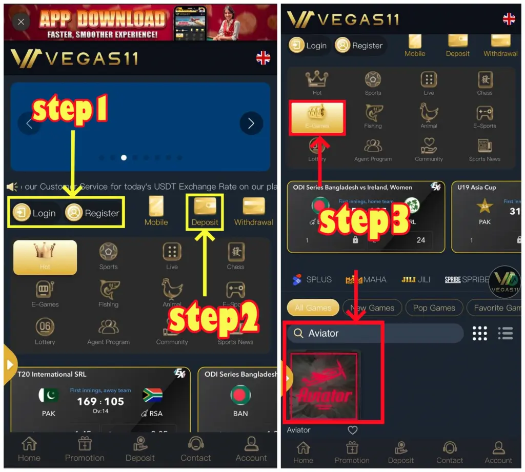 How to play Aviator at VEGAS11