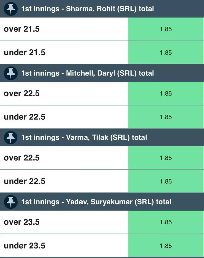 Total Runs and Other Specialty Bet