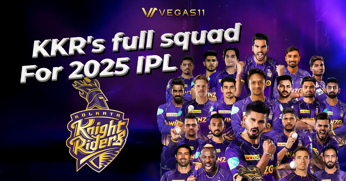 KKR Team 2025 Player List, Salaries, and New Schedule