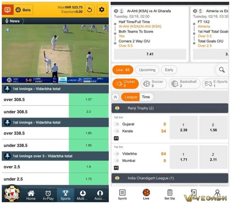 Ranji Trophy online betting