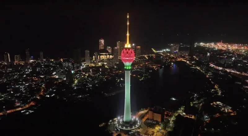 Lotus Tower in Sri Lanka
