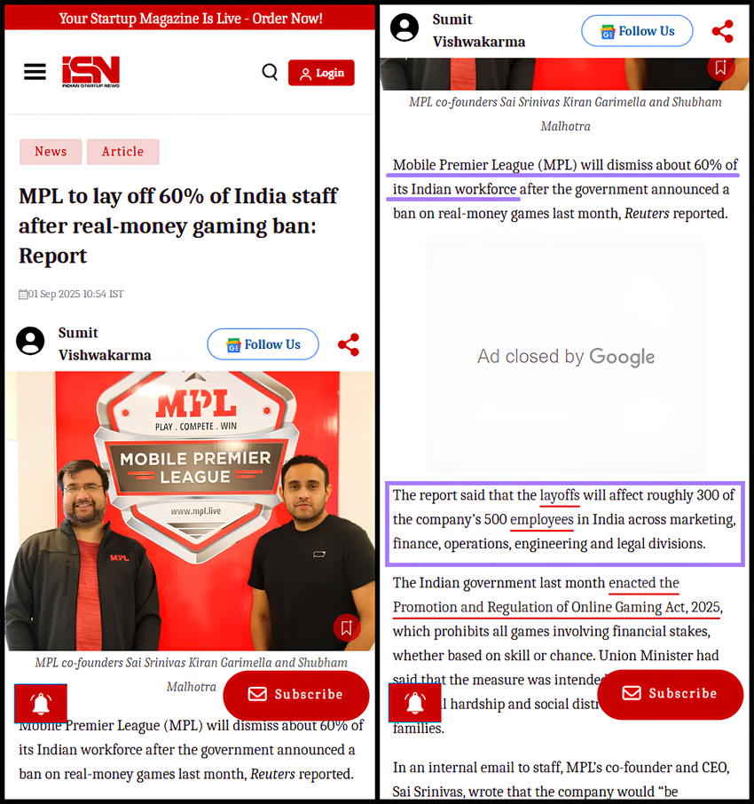 MPL News