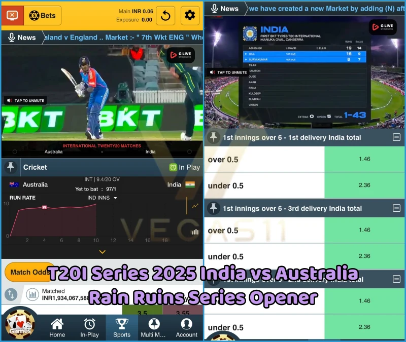 Rain Ruins T20I Series Opener