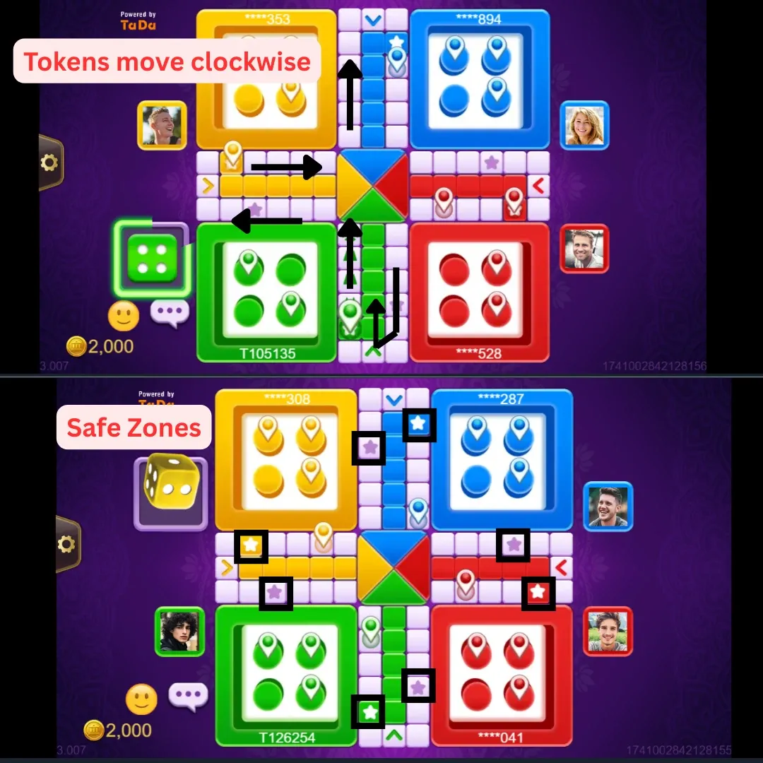 Ludo Safe Zone & Movement
