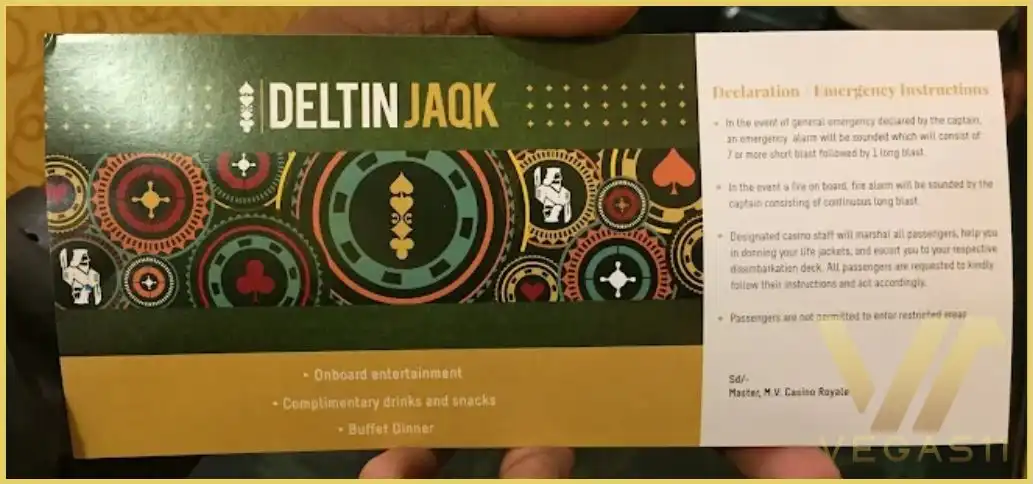 Deltin Jaqk Entry Ticket