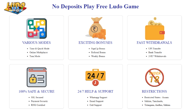Ludo365 No deposit bonus