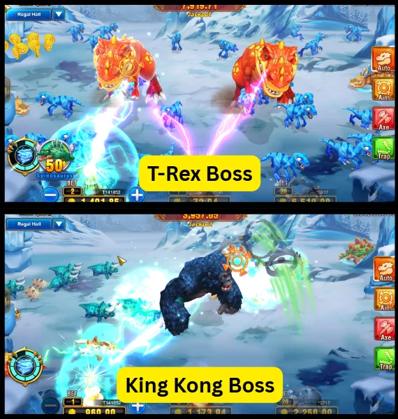 T Rex and King Kong T Rex and King Kong