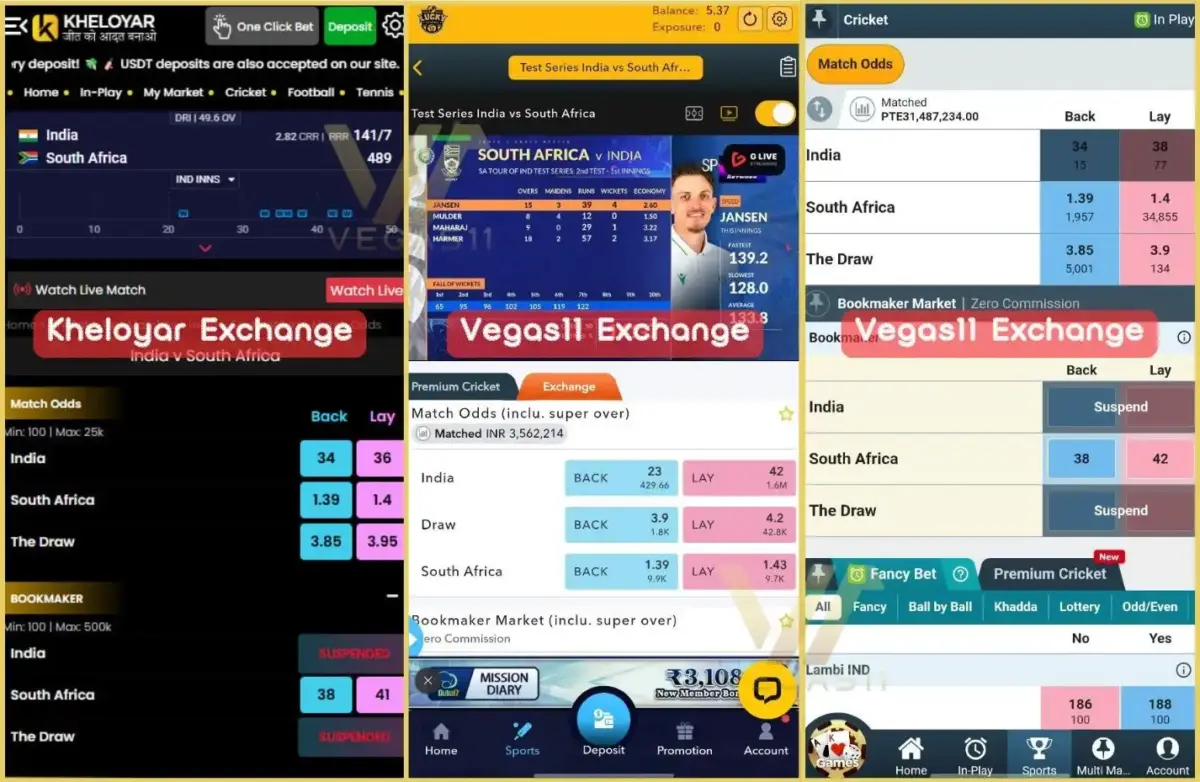 Vegas11 Exchange Better Odds