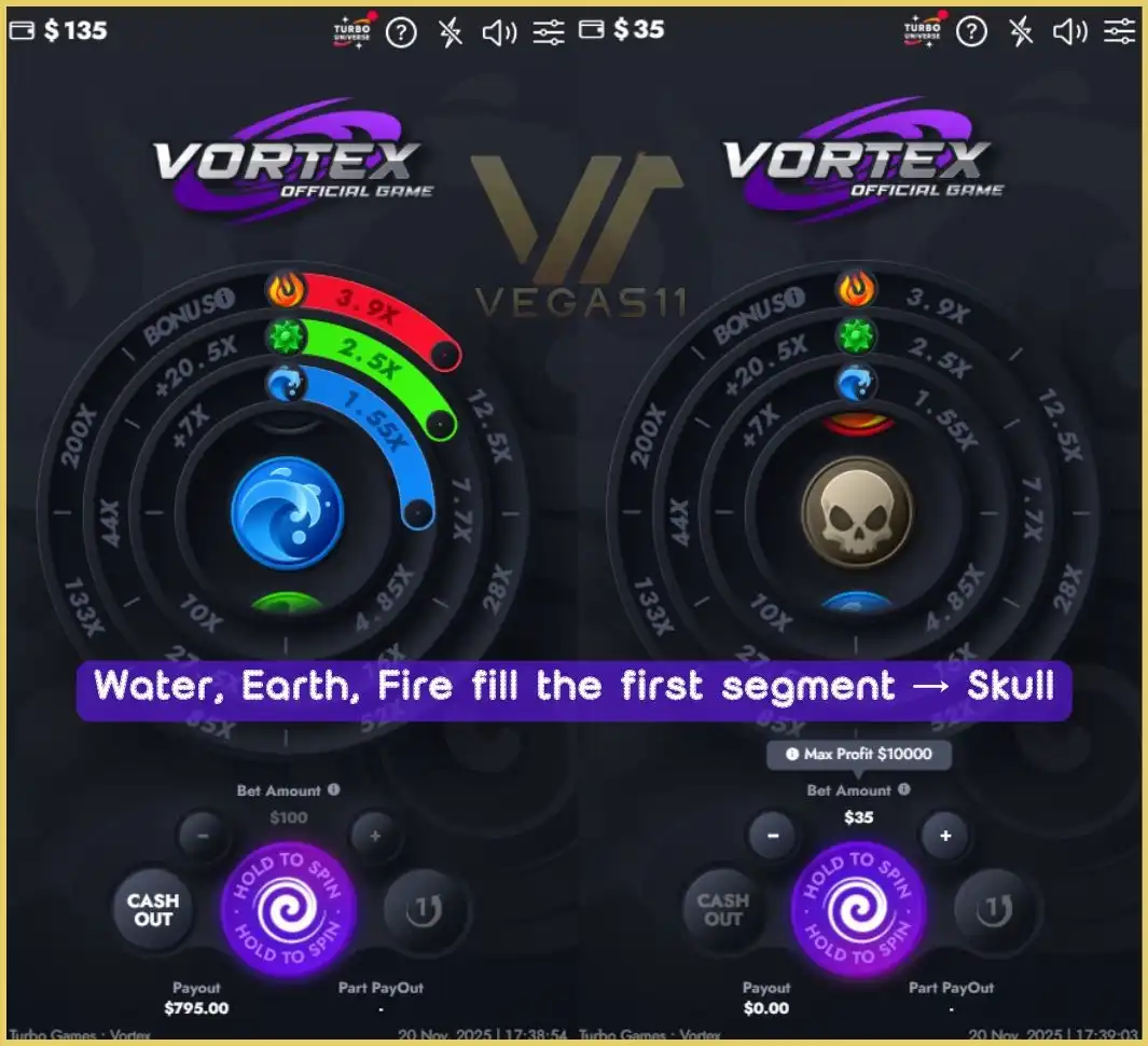 fill first segment-skull