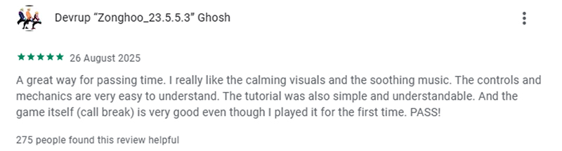Callbreak : Google Play User Reviews