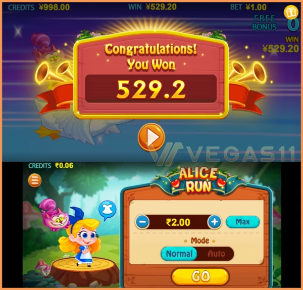 Play Alice run on vegas11 Play Alice run on vegas11