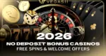 No Deposit Bonus Casinos 2026 | Free Spins & Welcome Offers