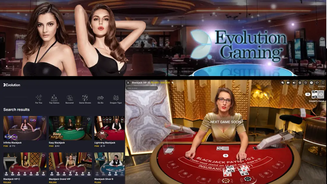 BlackJack Live - Evolution Gaming