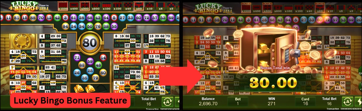 Lucky bingo showcase 1