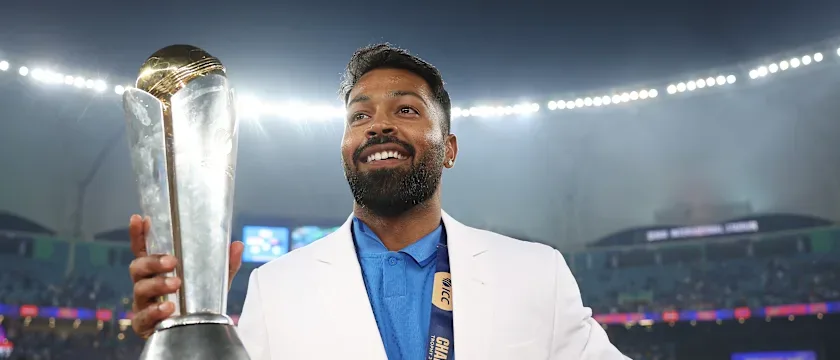 hardik pandya achievement