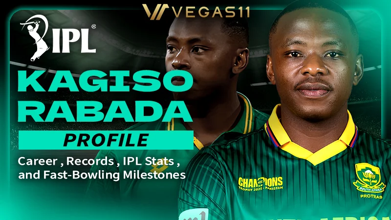 Kagiso Rabada Profile: Career, Records, IPL Stats, and Fast-Bowling Milestones