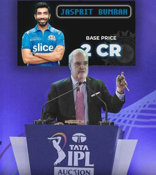 Jasprit Bumrah auction price