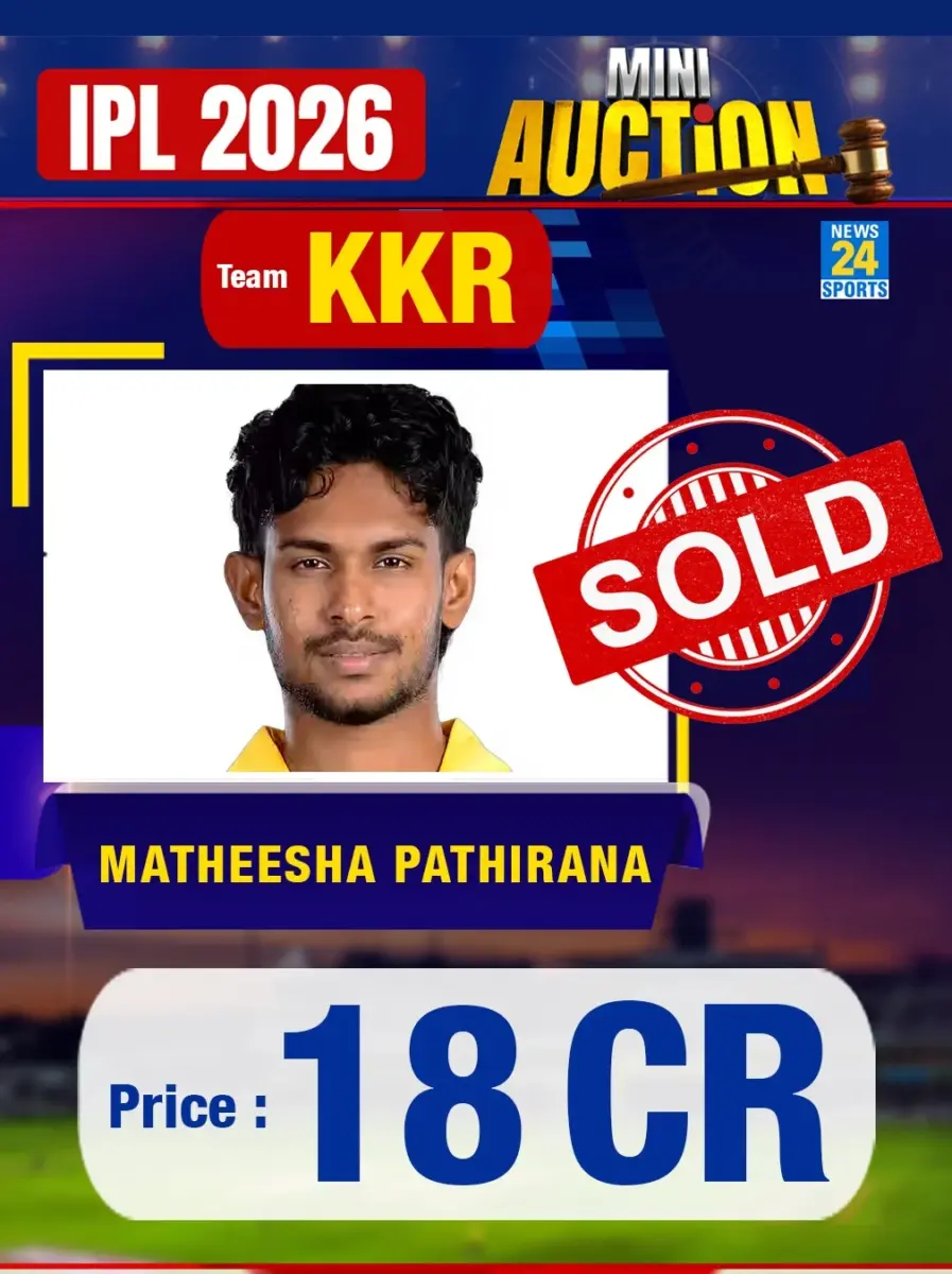 Matheesha Pathirana 2026 IPL Auction