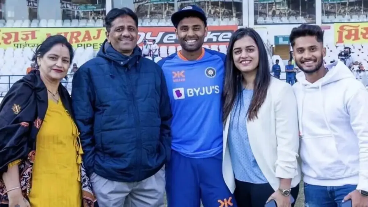 Suryakumar Yadav family