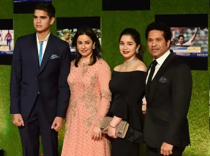 arjun tendulkar family