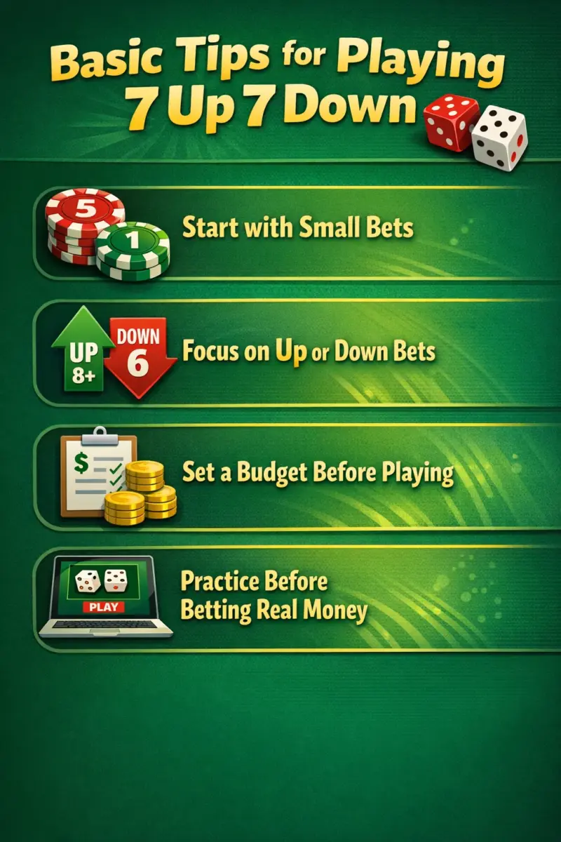 Basic Tips for Playing 7 Up 7 Down Basic Tips for Playing 7 Up 7 Down