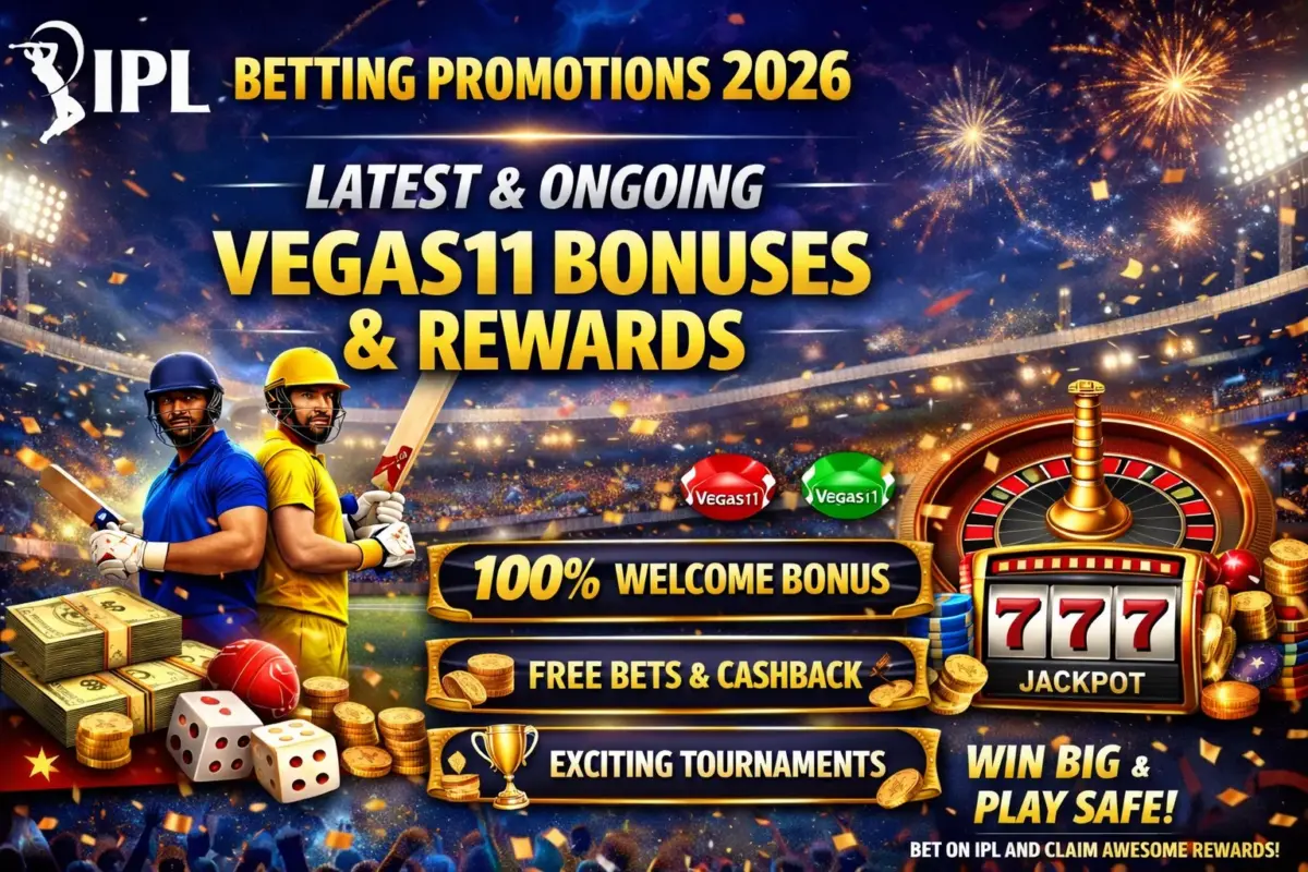IPL Betting Promotions 2026 – Latest & Ongoing Vegas11 Bonuses & Rewards
