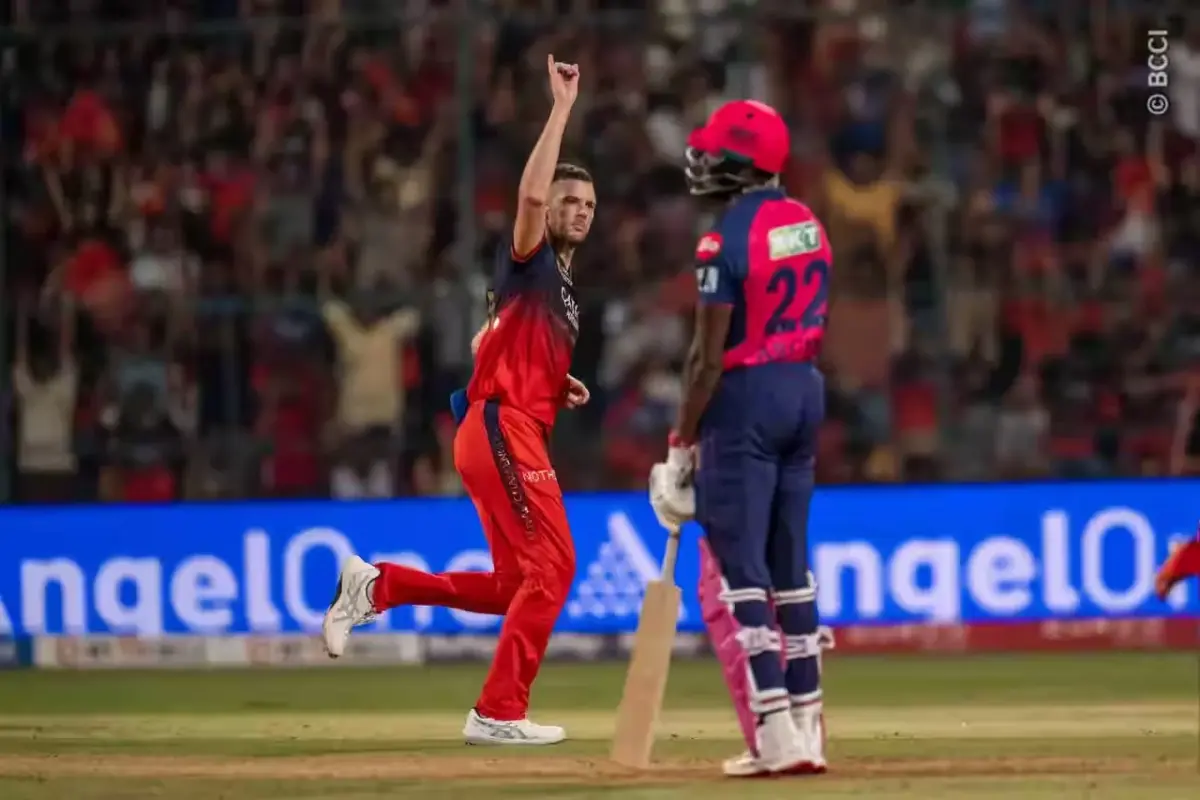 Josh Hazlewood IPL 2025 RCB vs RR Josh Hazlewood IPL 2025 RCB vs RR
