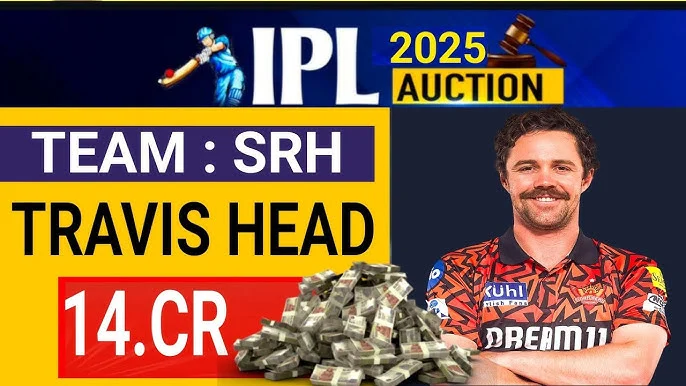 Travis Head IPL auction price 2025