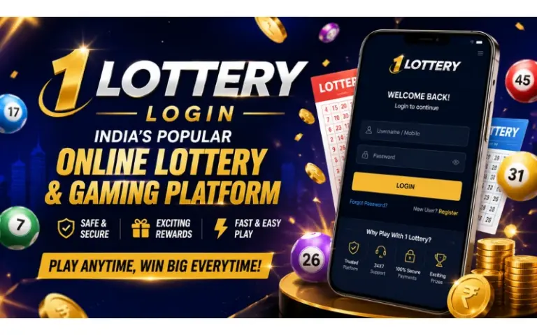 1 Lottery Login – India's Popular Online Lottery & Gaming Platform