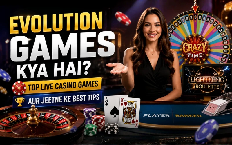 Evolution Games Kya Hai? Top Live Casino Games aur Jeetne ke Best Tips