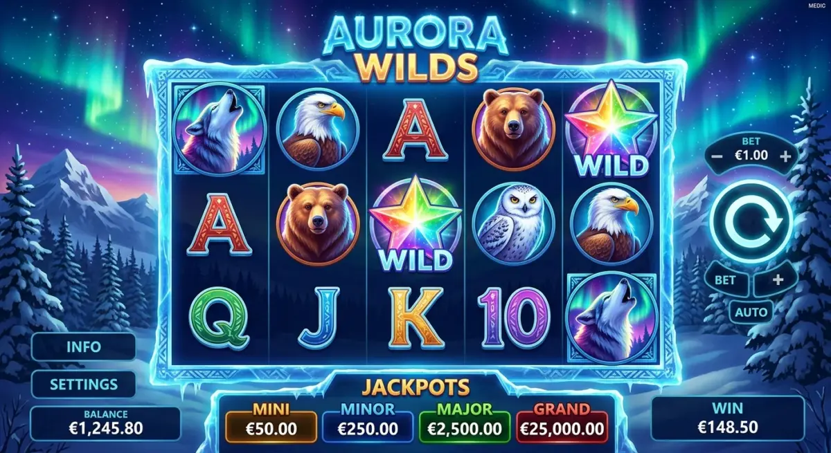 Aurora Wilds Slot Review: Gameplay, RTP, Features and Jackpots